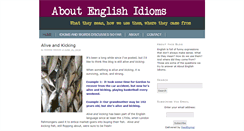 Desktop Screenshot of aboutenglishidioms.com